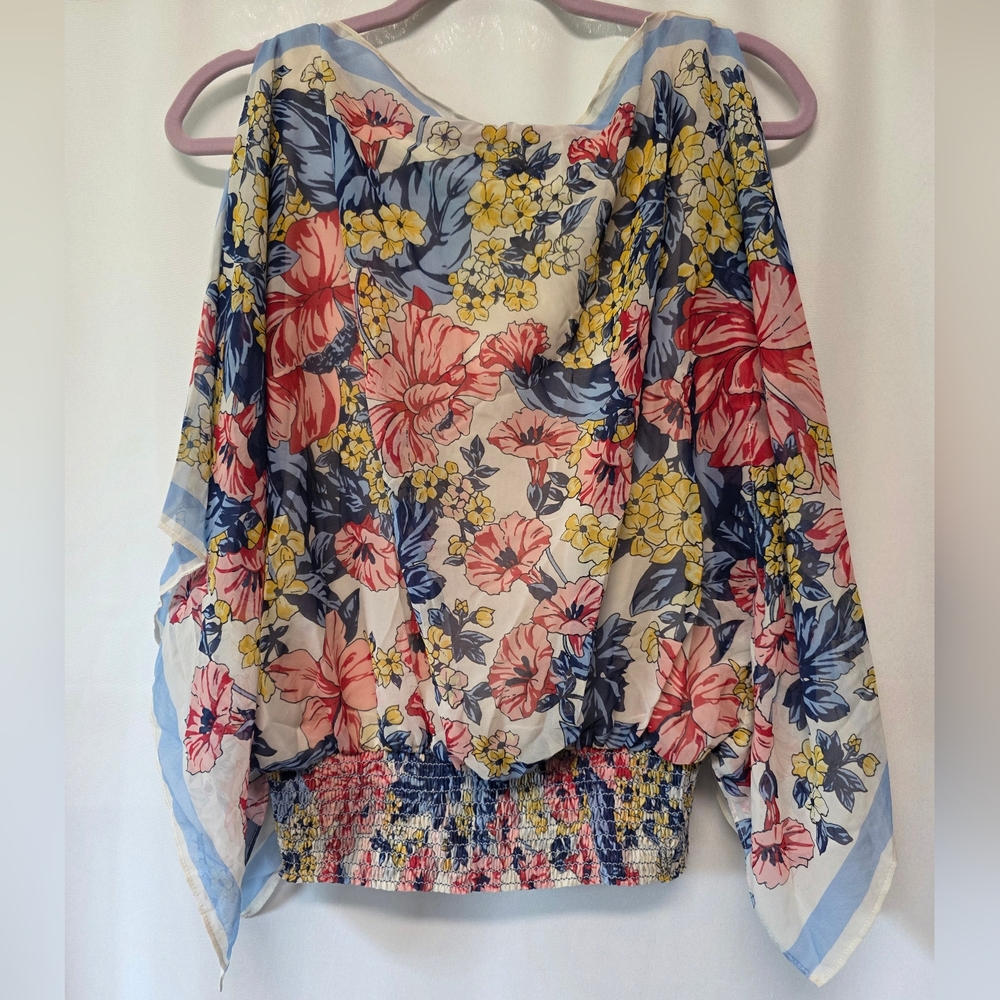 Max Studio Multicolor Floral Blouse - Picture 3 of 5
